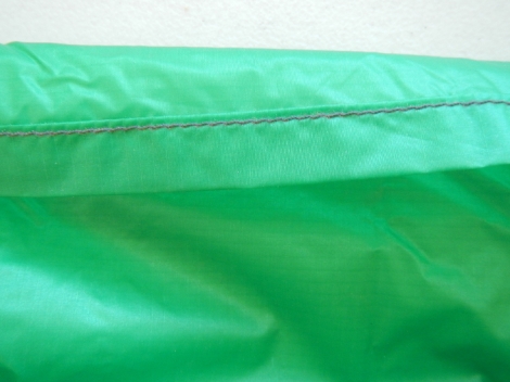 Example of stitching quality